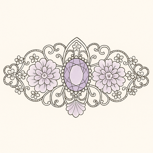 ✨ Celestial Bloom Gold Hair Clip ✨