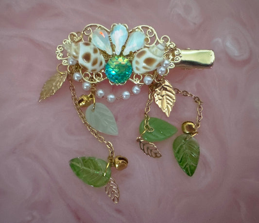 'Seaglass Serenade' - Genuine Gold Hair Accessory