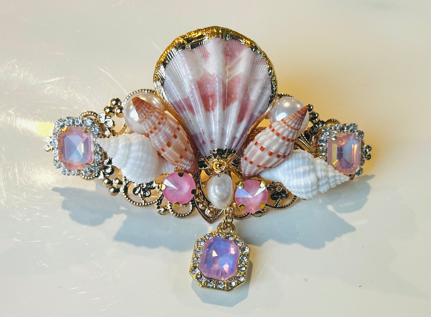 'Sirens Treasure' - Genuine Gold Hair Clip