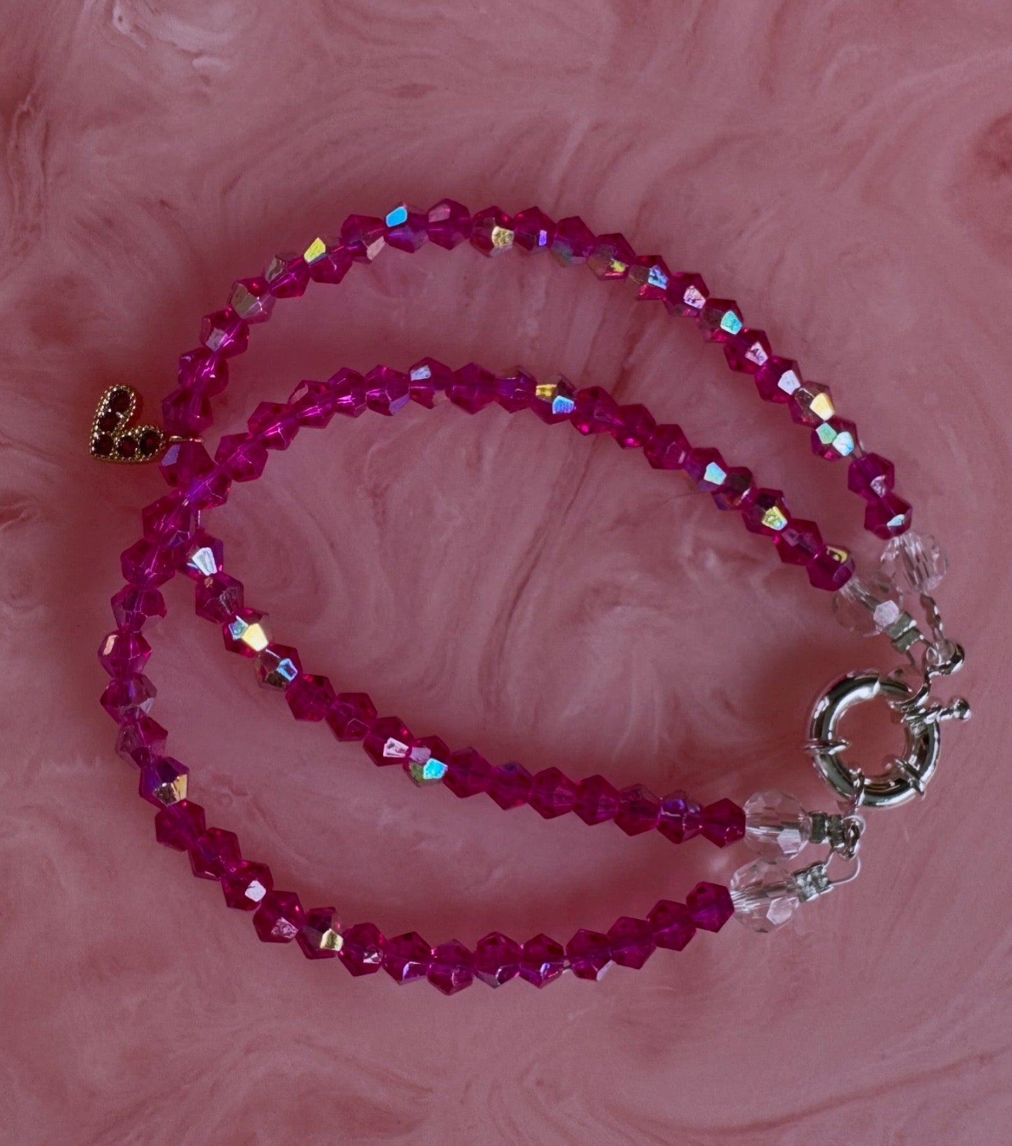 🍒 Cherry Dreams Bracelet 🍒feat. Platinum Silver