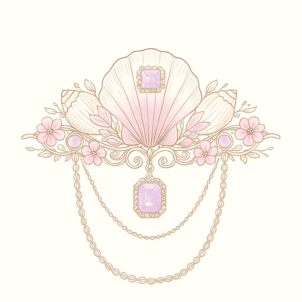 Mermaid Seashell Crown ~ Pink Mermaid Fantasia