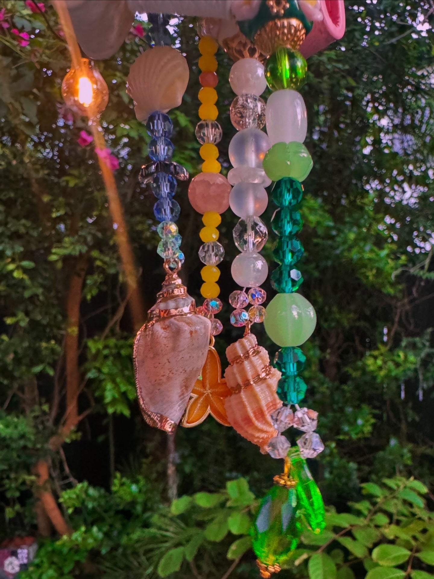 Handmade Bag Charm with Genuine Swarovski Crystals