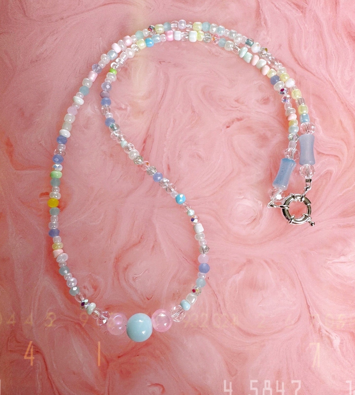 Le Bijou Macaron ~ Handmade Beaded Necklace