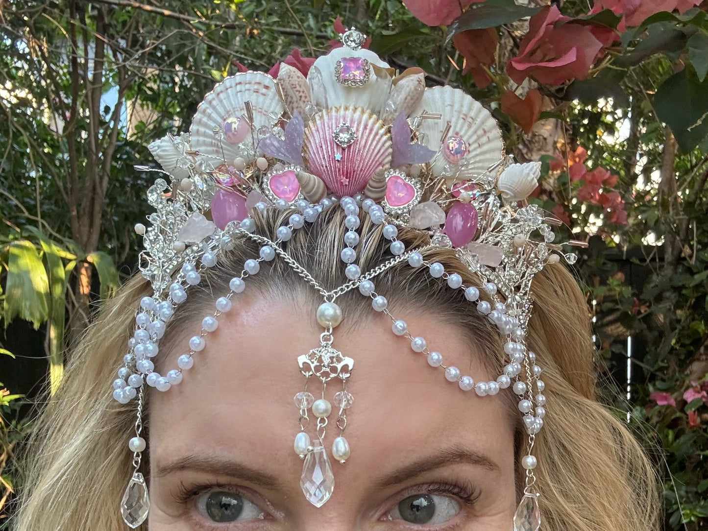 Mermaid Seashell Crown ~ Pink Mermaid Fantasia