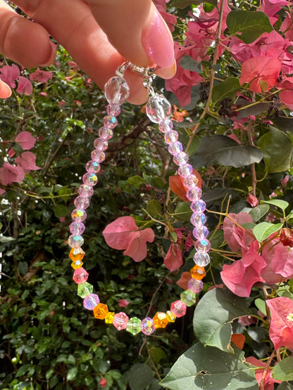 Sweet Dreams Czech Crystal Bracelet feat. Platinum Silver Clasp