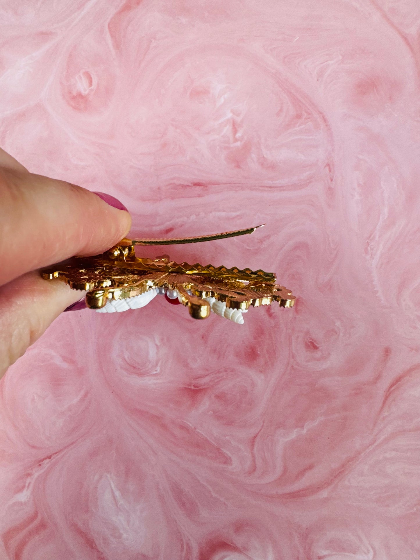 Butterfly Shells Shanghai Kids Hair Clip