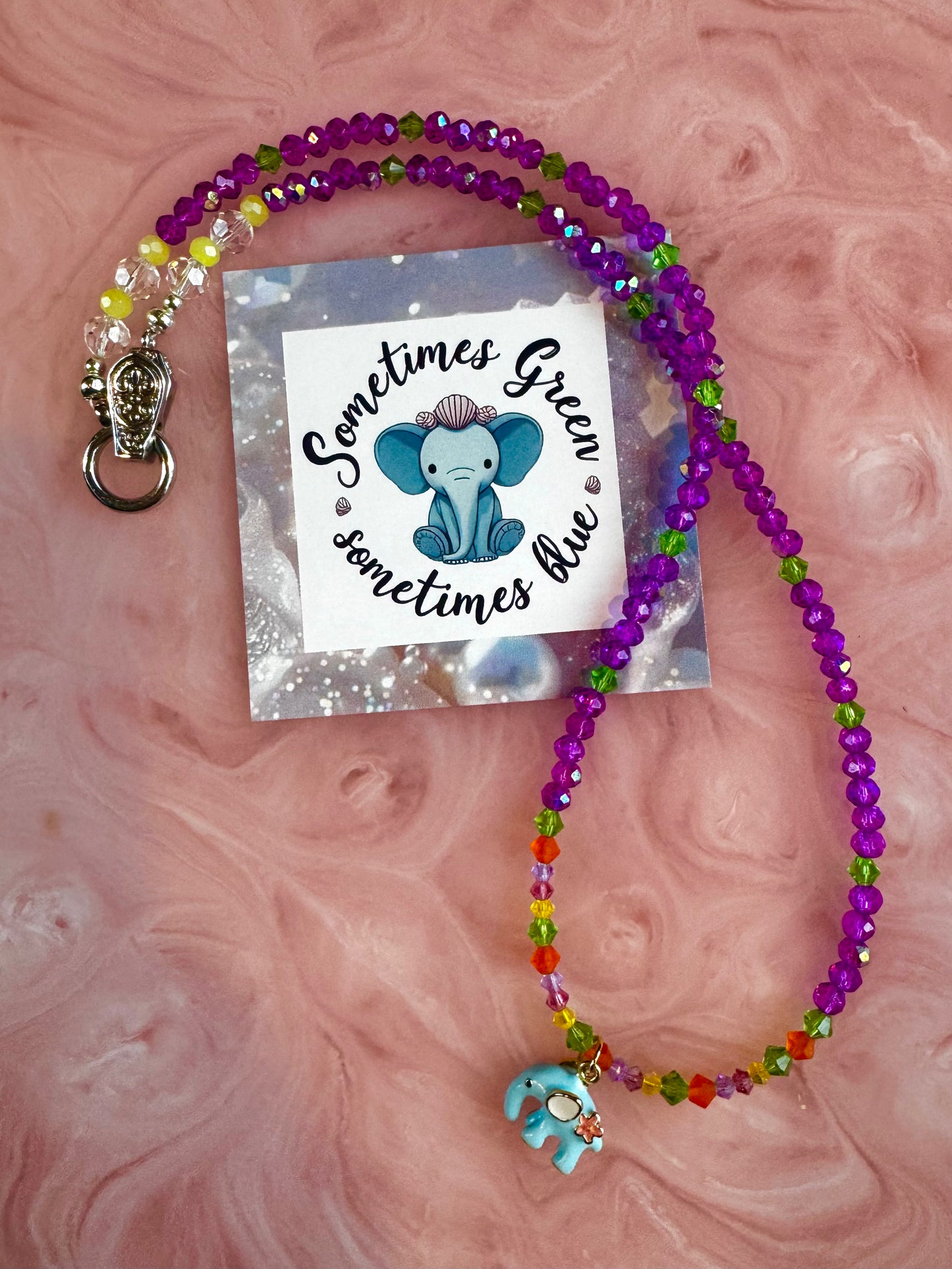 'Carnival Tide' - Handmade Necklace ft. Sparkling Czech Crystals