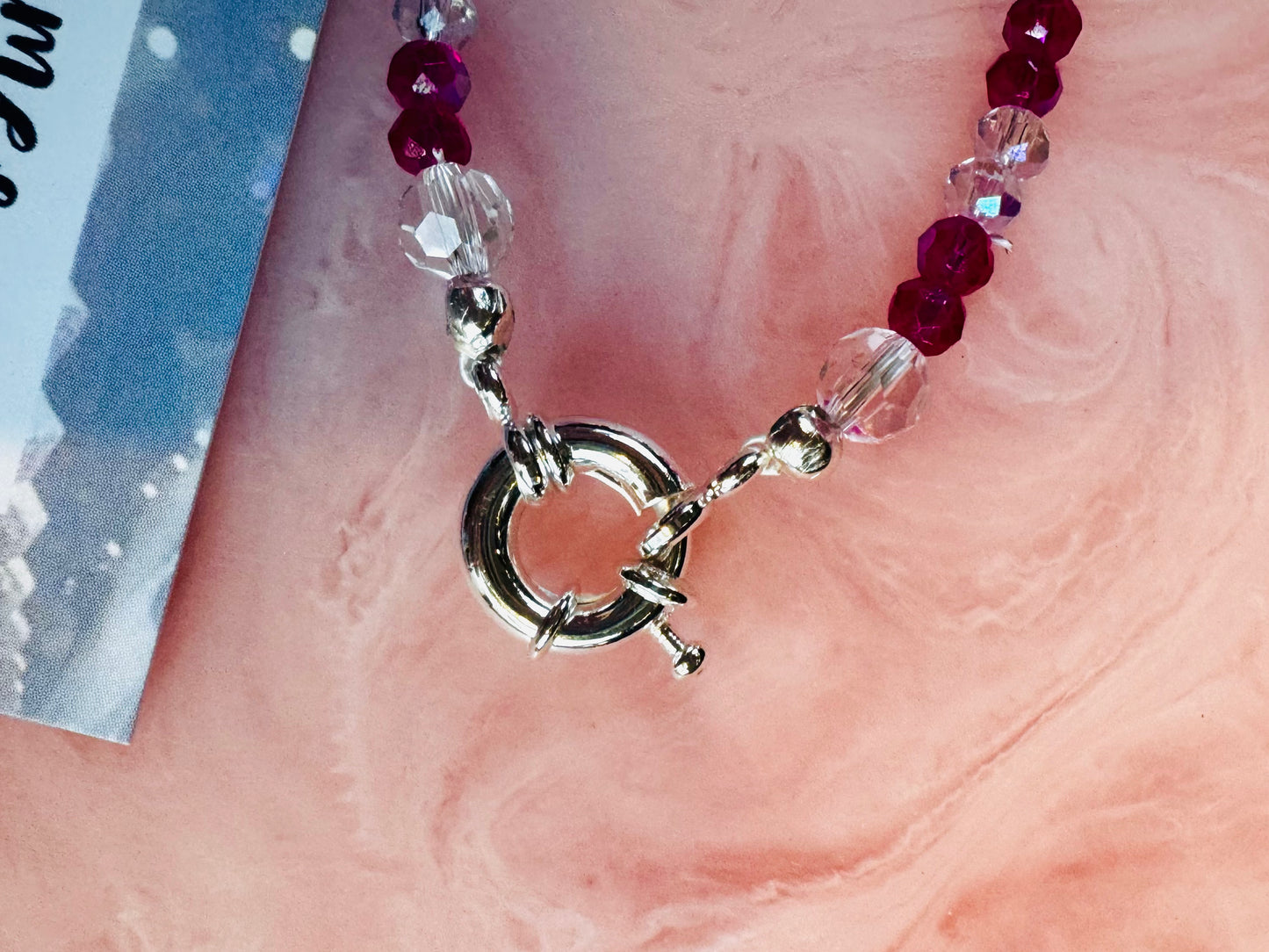 'Carnival Tide' - Handmade Necklace ft. Sparkling Czech Crystals