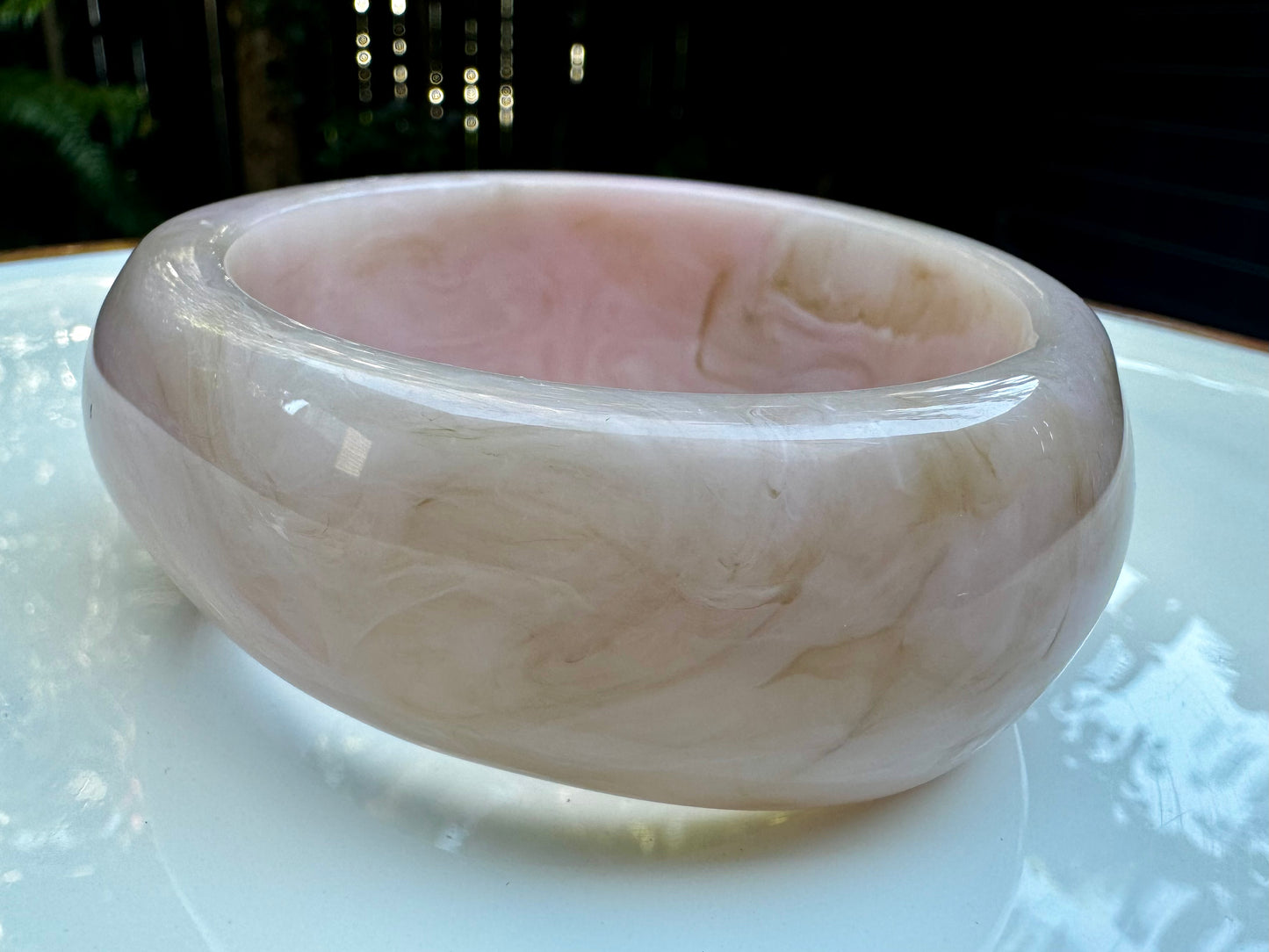 Resin Bangles - Bright Pink, Light Pink, Purple, Sand