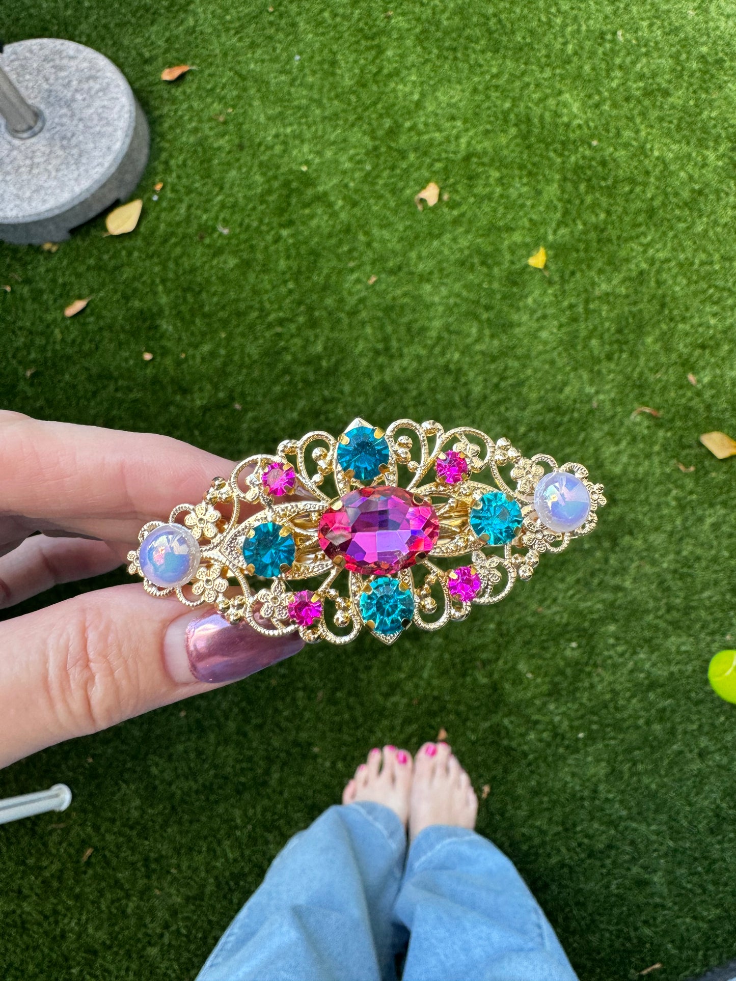'Jewel of the Dunes' - Handmade Hair Accessory