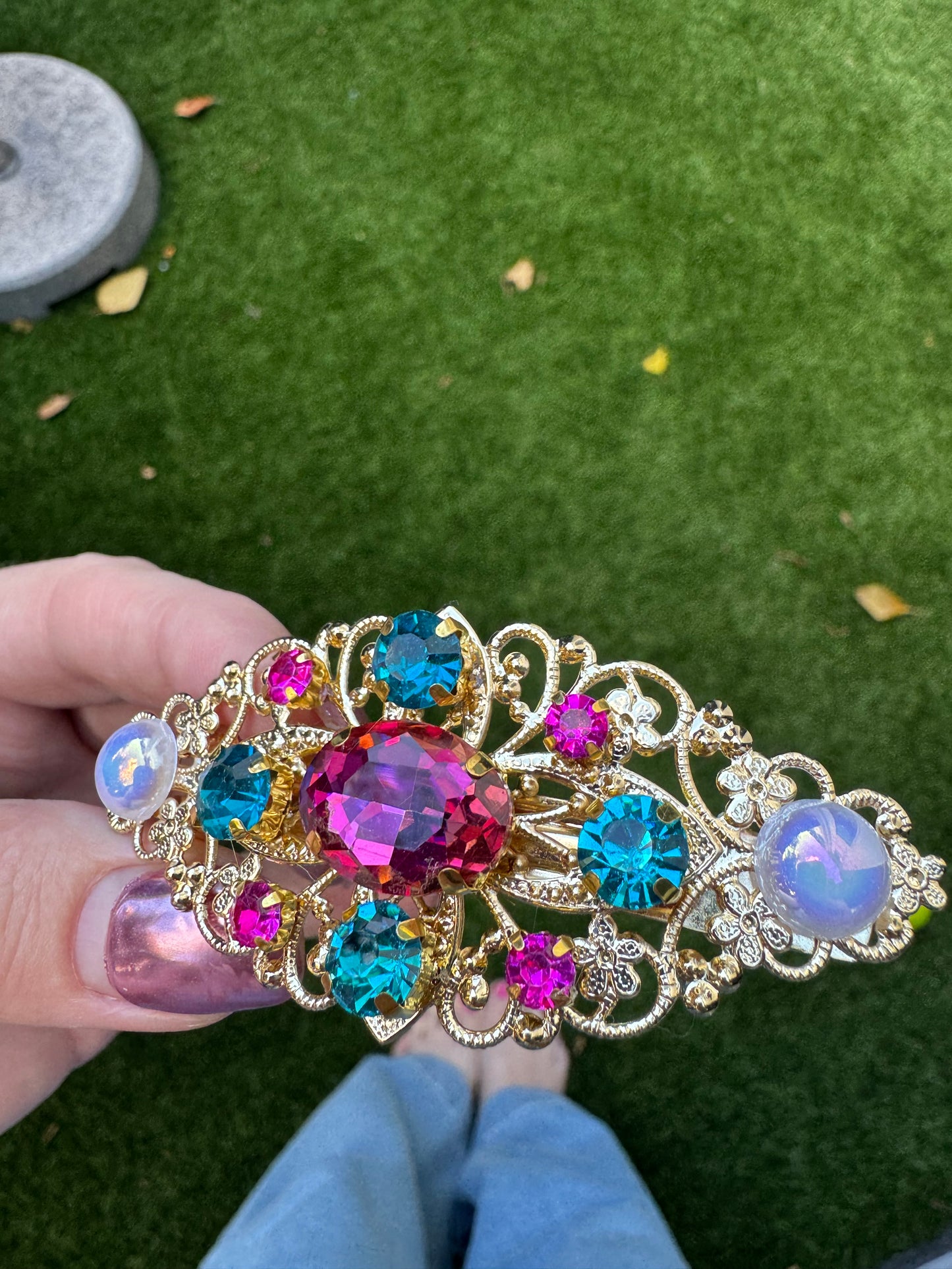 'Jewel of the Dunes' - Handmade Hair Accessory