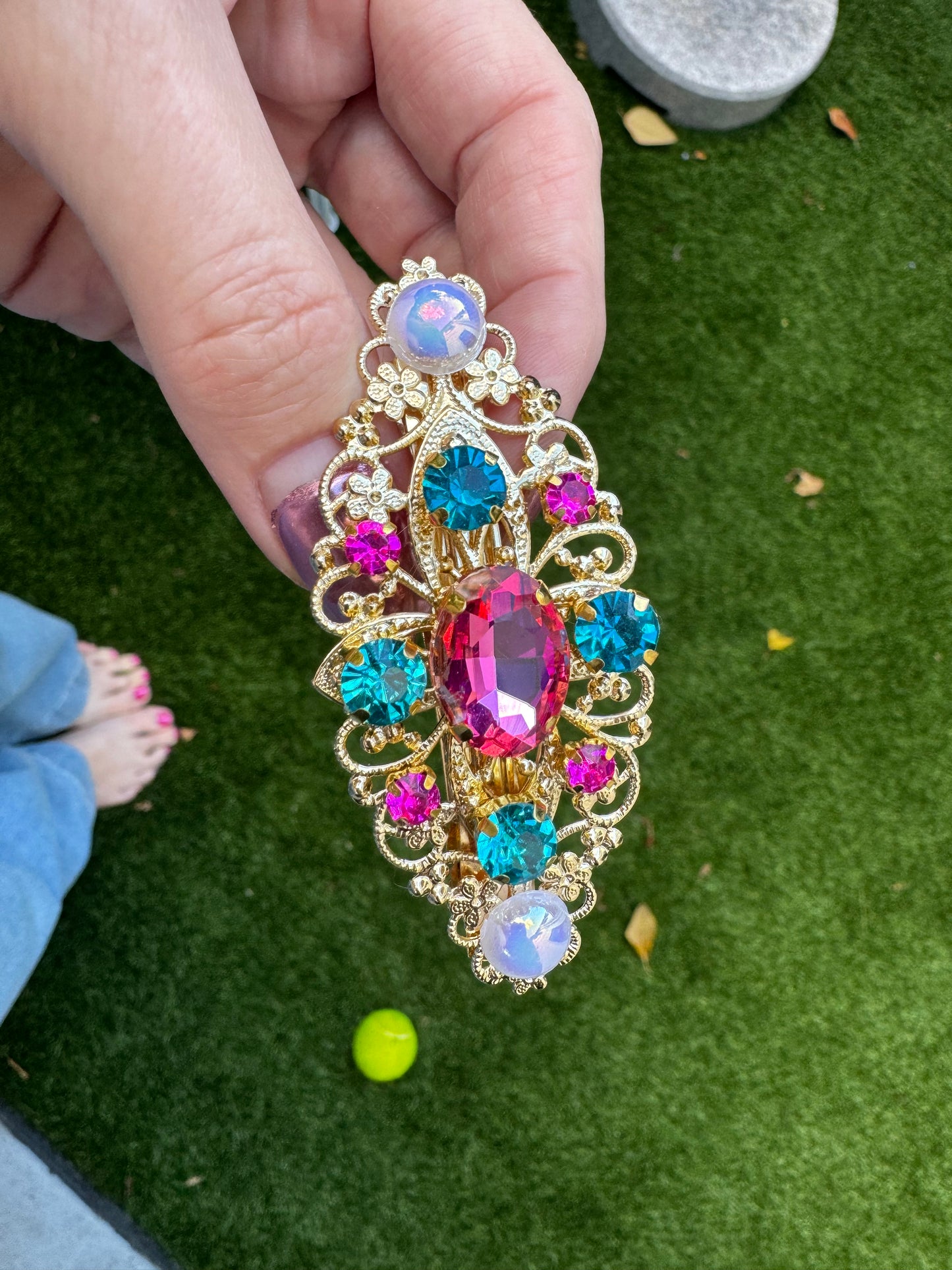 'Jewel of the Dunes' - Handmade Hair Accessory