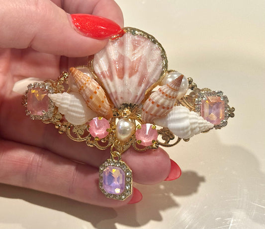 'Sirens Treasure' - Genuine Gold Hair Clip