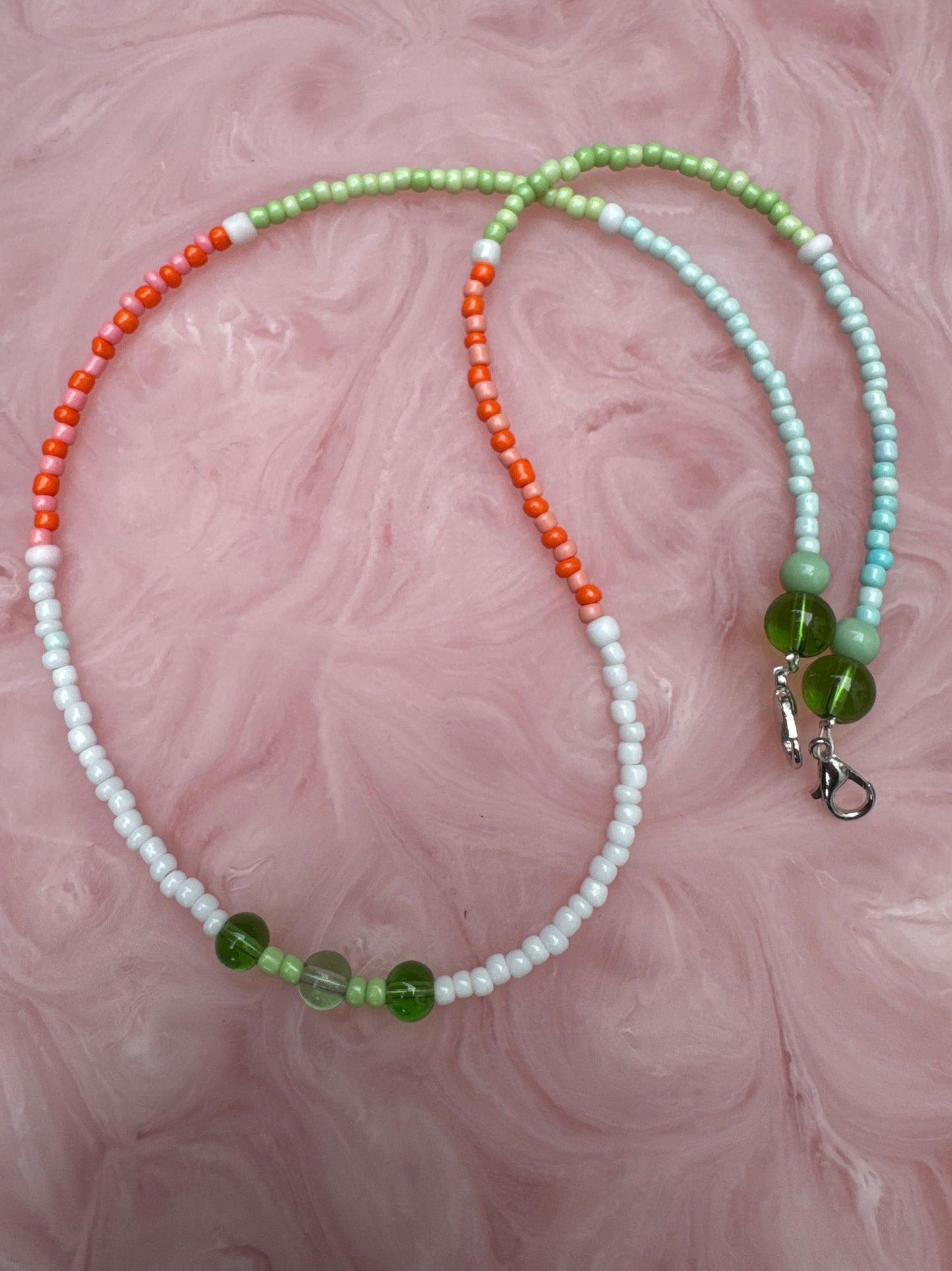 Mens Japanese Beaded Necklace