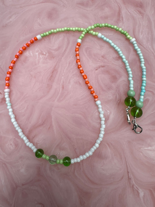 Mens Japanese Beaded Necklace