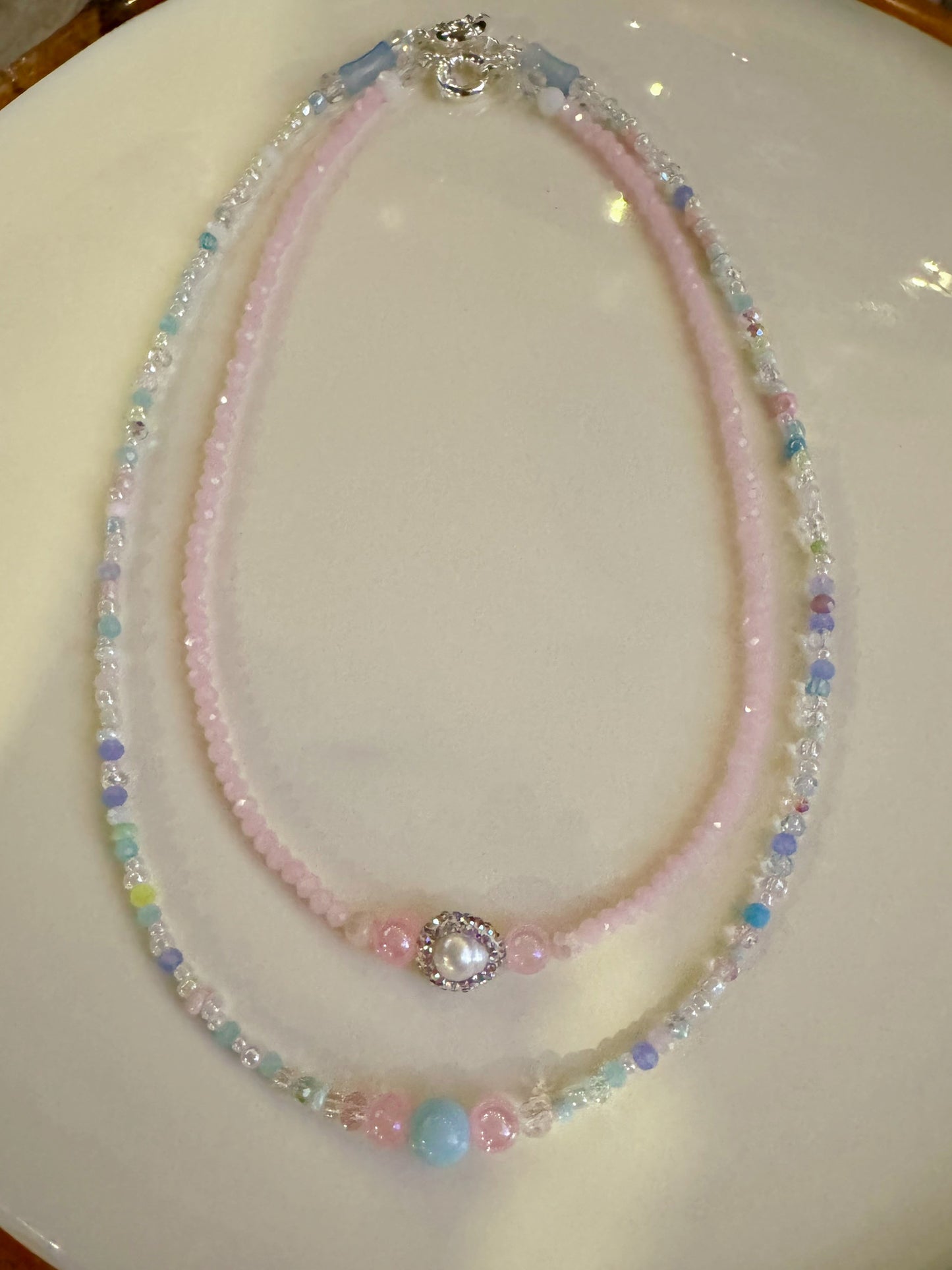 Le Bijou Macaron ~ Handmade Beaded Necklace