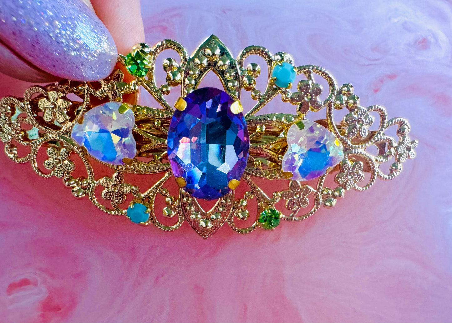 'Queen Amara' - Handmade Hair Accessory