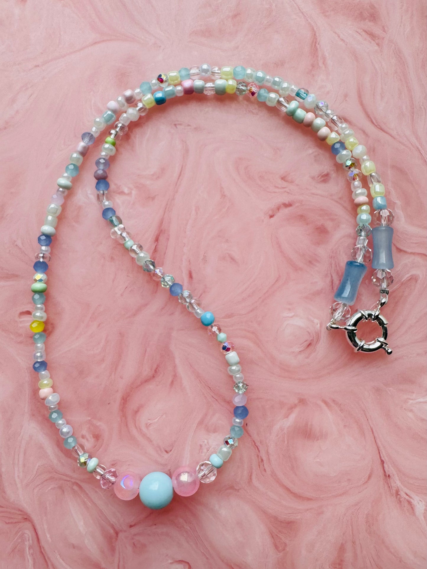 Le Bijou Macaron ~ Handmade Beaded Necklace
