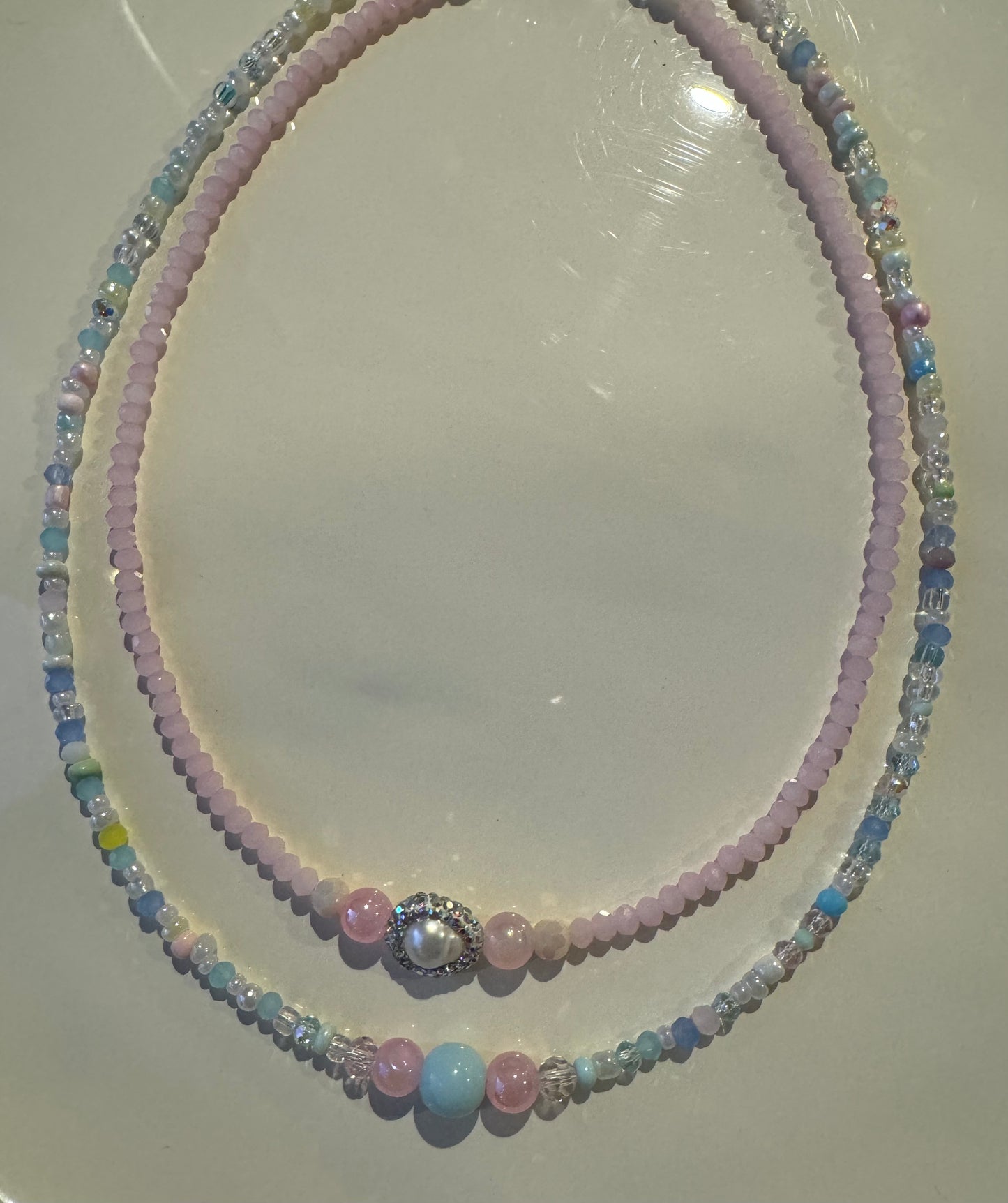 Le Bijou Macaron ~ Handmade Beaded Necklace