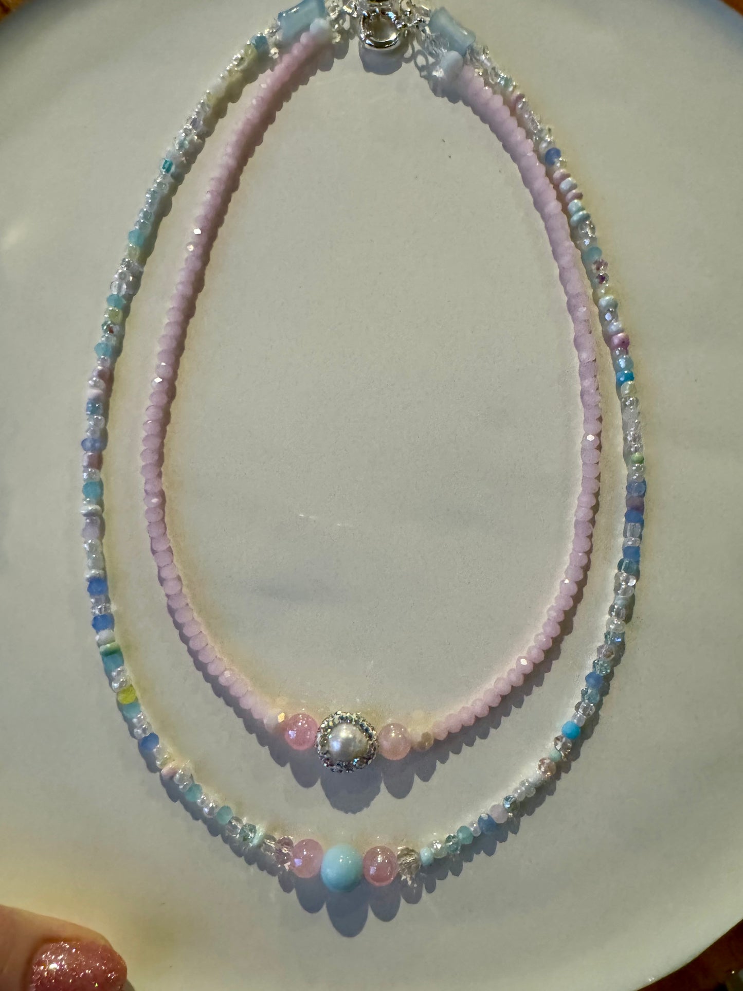 Le Bijou Macaron ~ Handmade Beaded Necklace