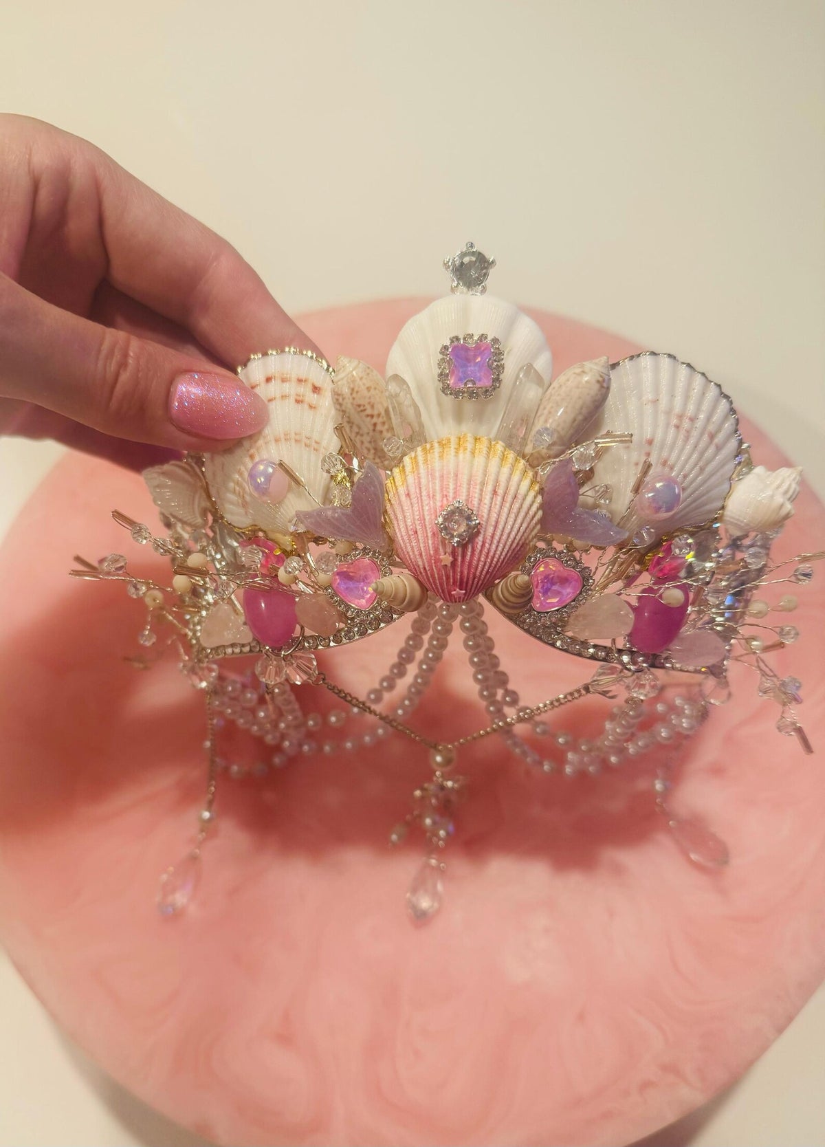 Pink Fantasia Mermaid Crown