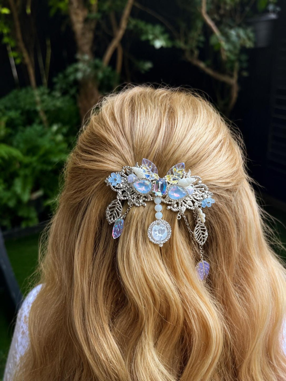 Padmé Amidala Inspired Silver Goddess Hair Accessory