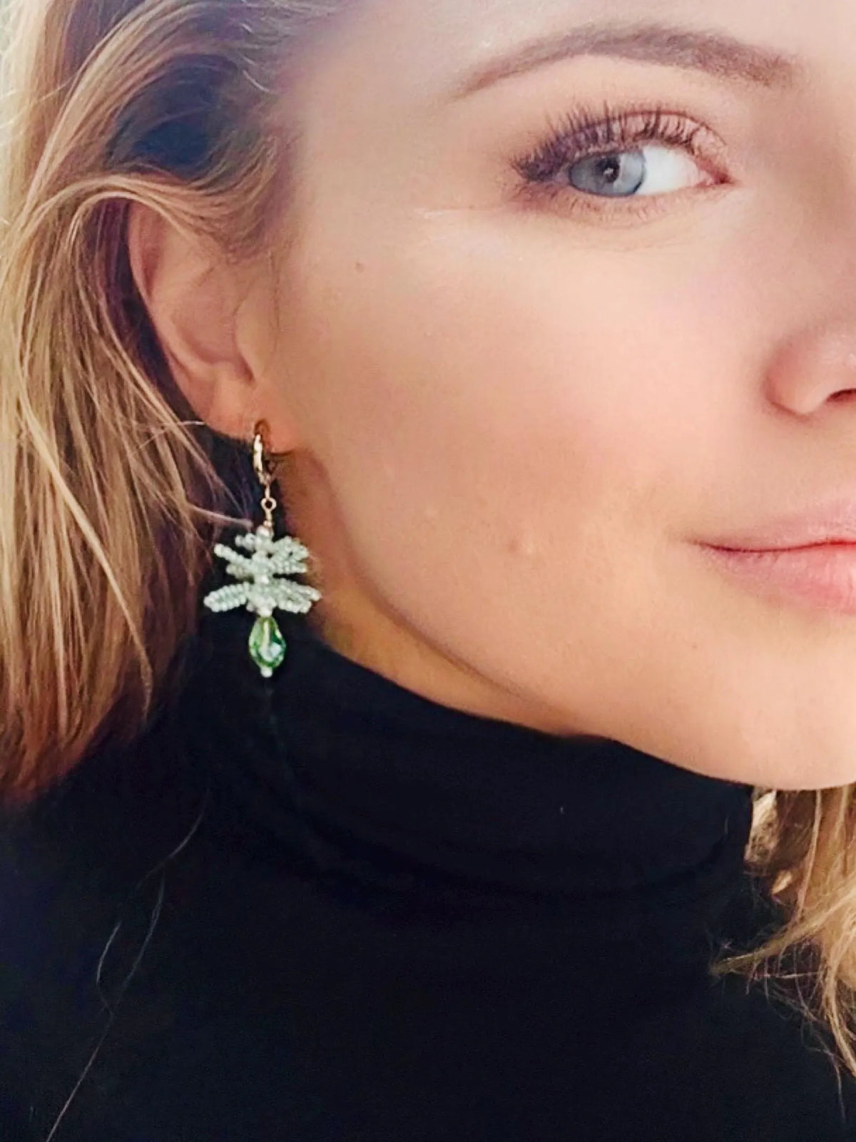 Sea Mist Bloom Earrings