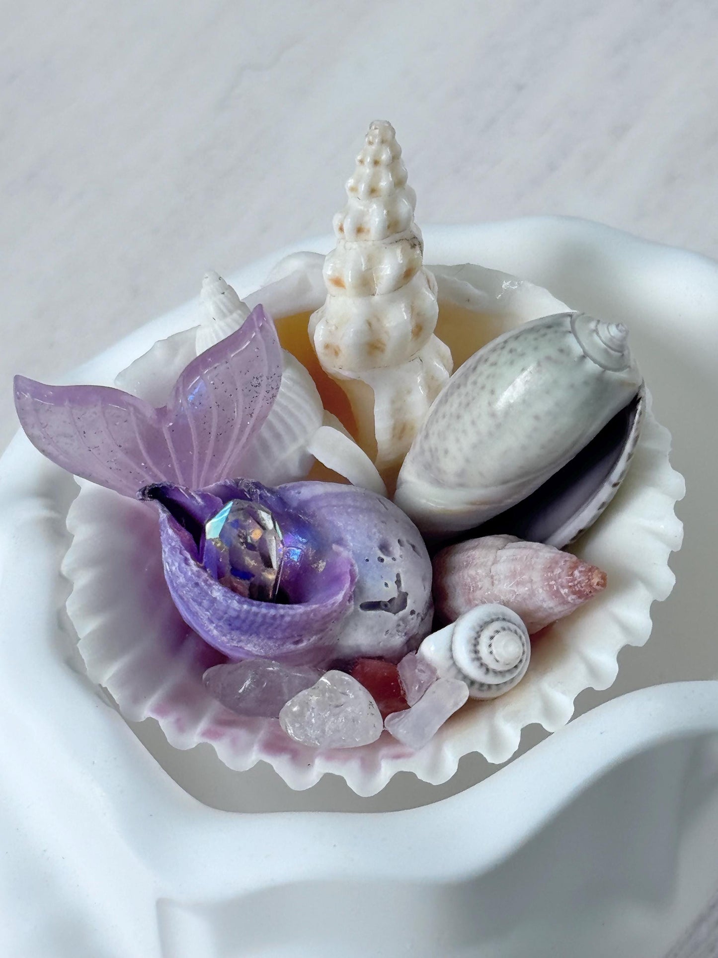 Unique Whimsical Conch Shell Collectable Gift, Mother’s Day, personalised gift