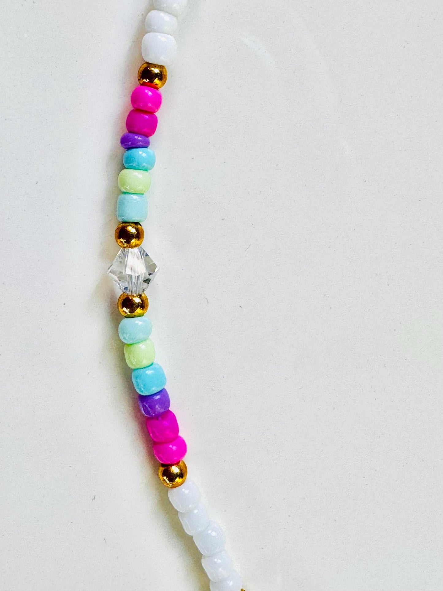 Handmade Beaded Necklace featuring swarovski crystals, Mothers Day, Bridal, Birthday, Best Friend gift.
