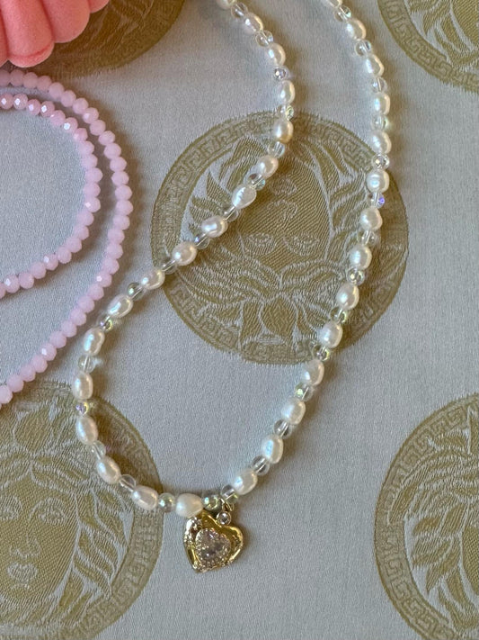 The Mermaid’s Heart Pearl Necklace