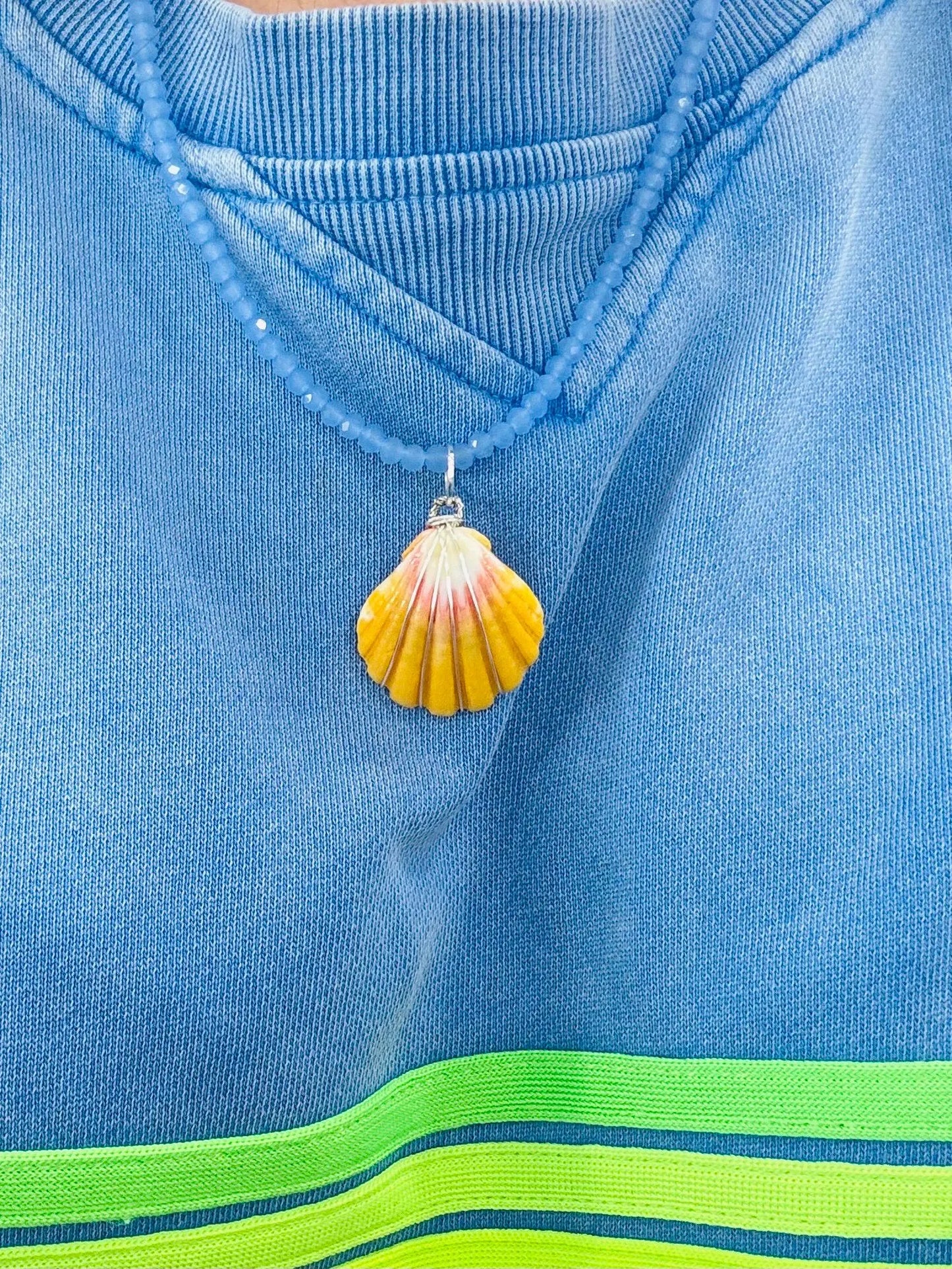 Collier de perles fait main avec cristaux Swarovski