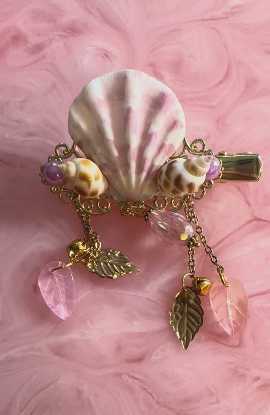 Pince à cheveux en or véritable « Sirens Jewels »